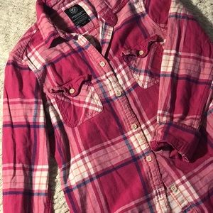 American Eagle Pink Flannel